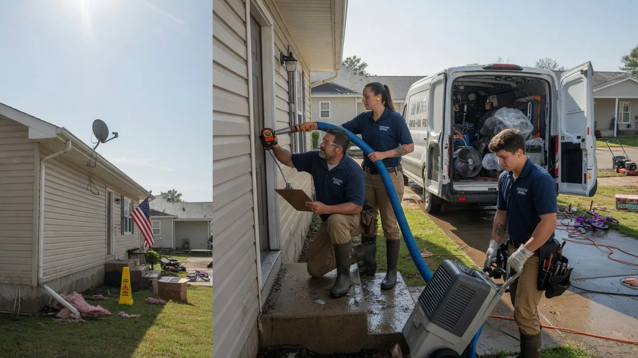 Ceiling Water Damage Restoration in North Anson, ME near me